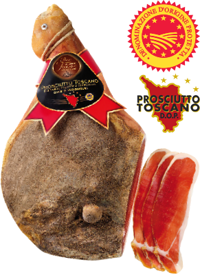 Prosciutto crudo toscano D.O.P.